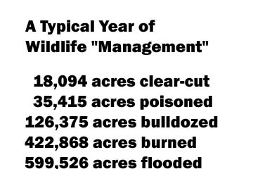 A Typical Year of Wildlife Management