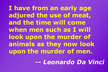 Quotes in favor of vegetarianism
