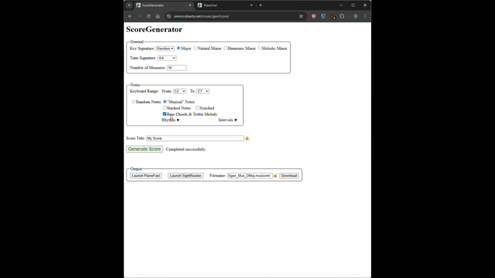 Score Generator